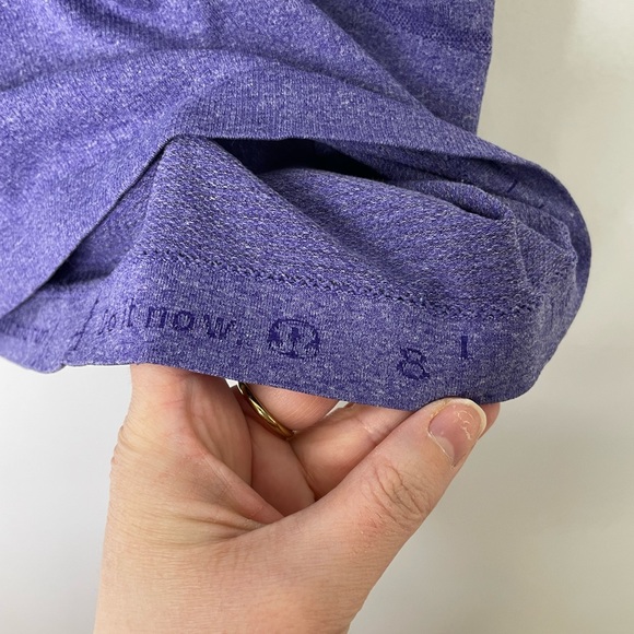 Lululemon Swiftly Tech Tee Size 8 Purple - Picture 6 of 7